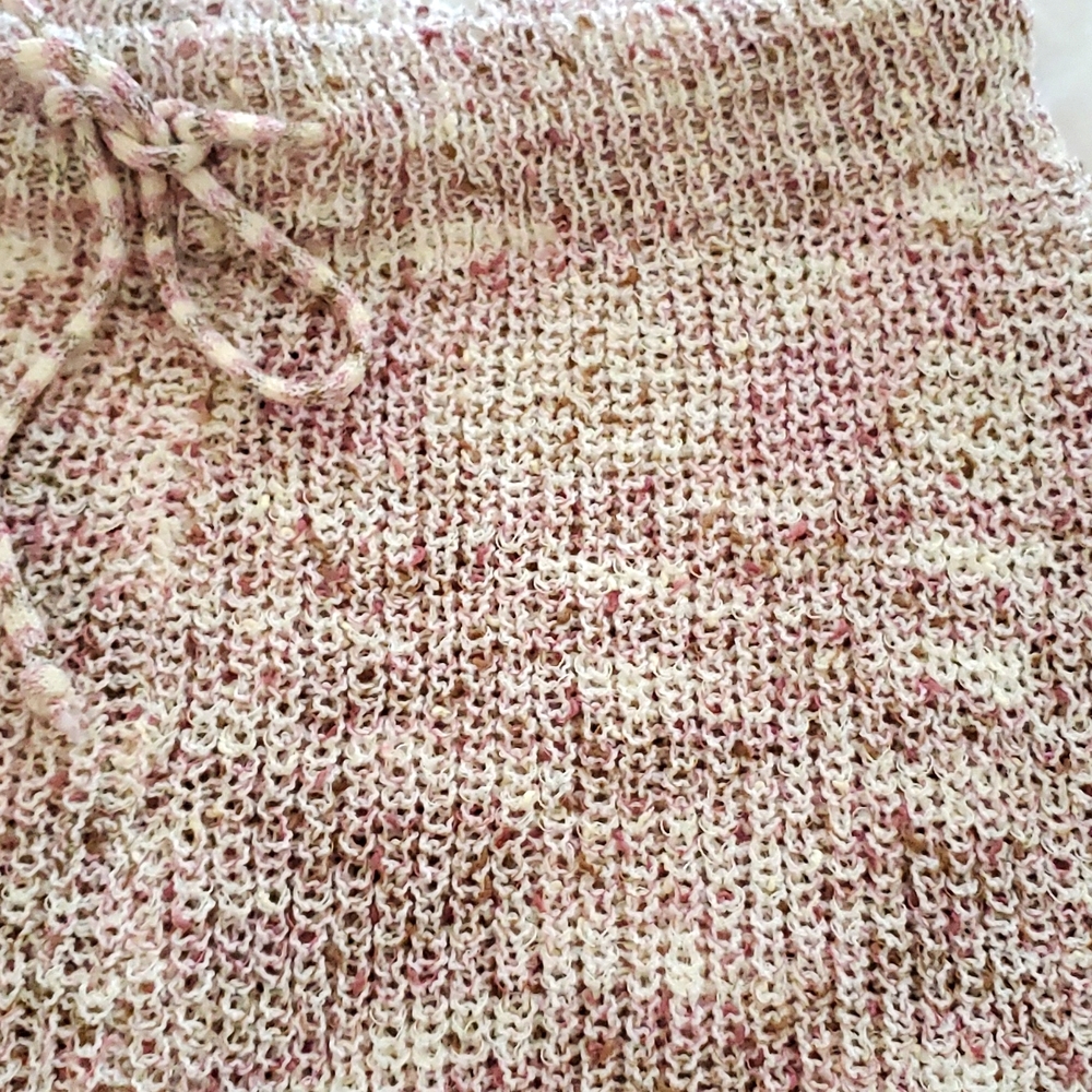 NWOT POL Distressed shorts elastic & drawstring L - Picture 9 of 9